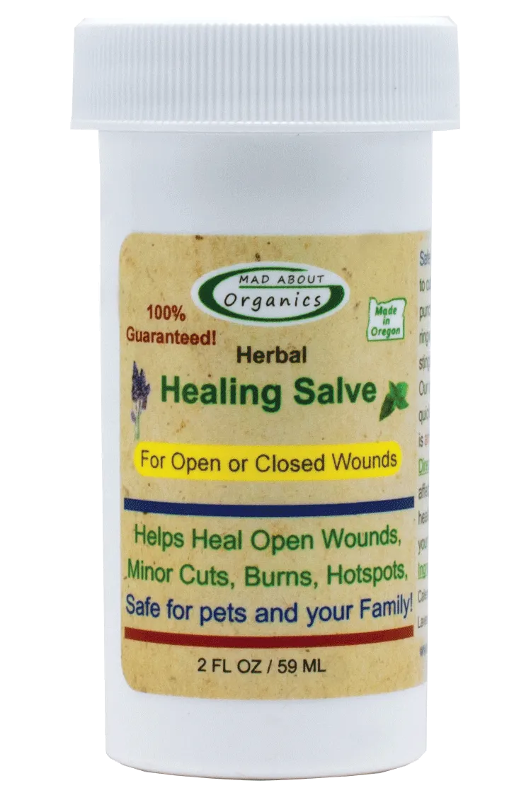 MAD ABOUT ORGANICS Open Wound Healing Herbal Salve & Paw Moisturizer