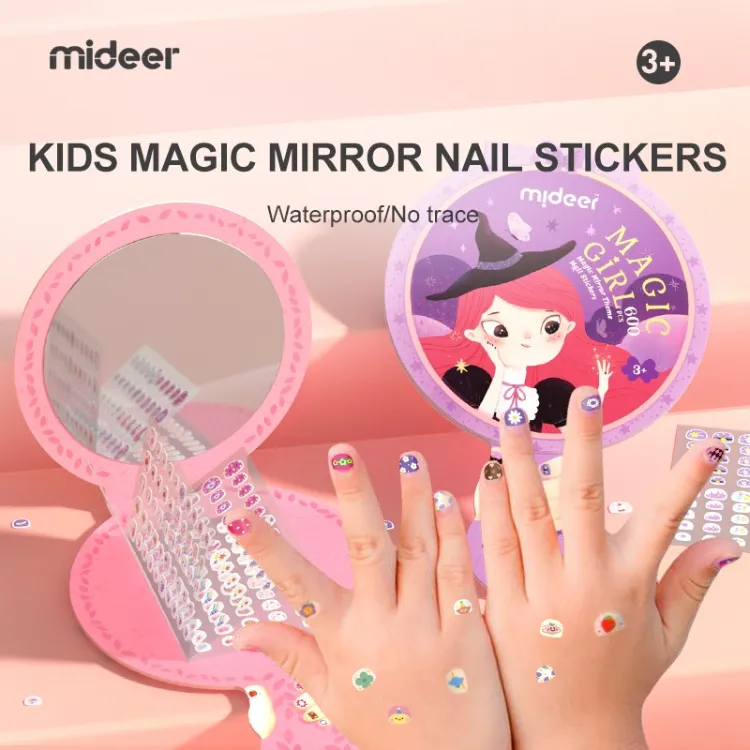 Magic Mirror Theme Nail Stickers | Flower Princess