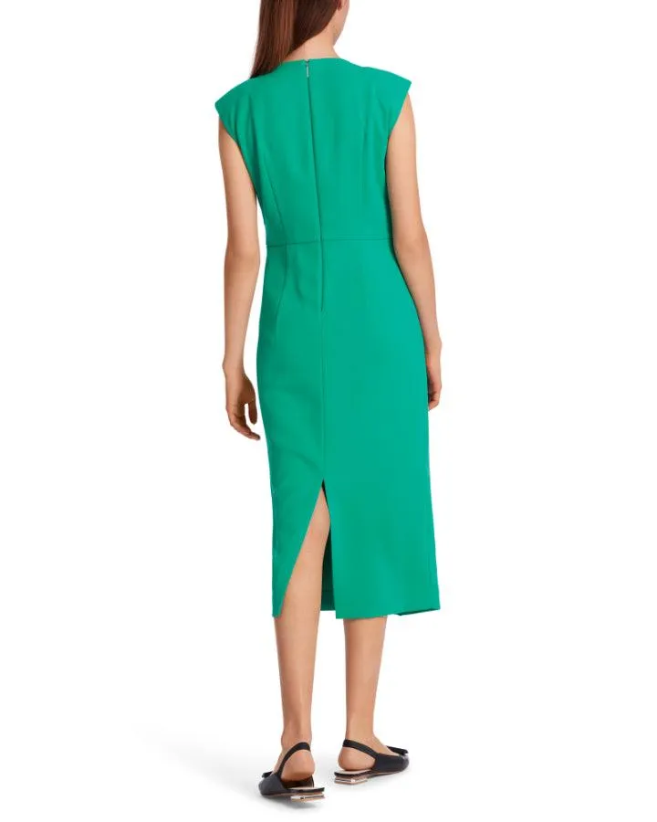 Marc Cain Figure Hugging Ruffle Detail Dress