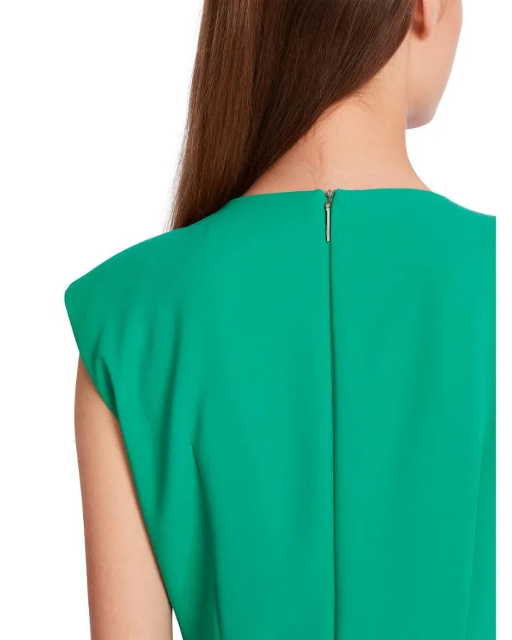 Marc Cain Figure Hugging Ruffle Detail Dress