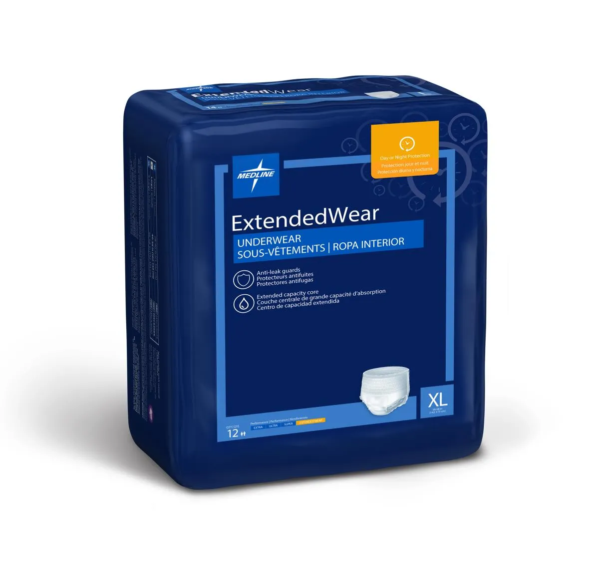 Medline Extended Wear Adult Underwear