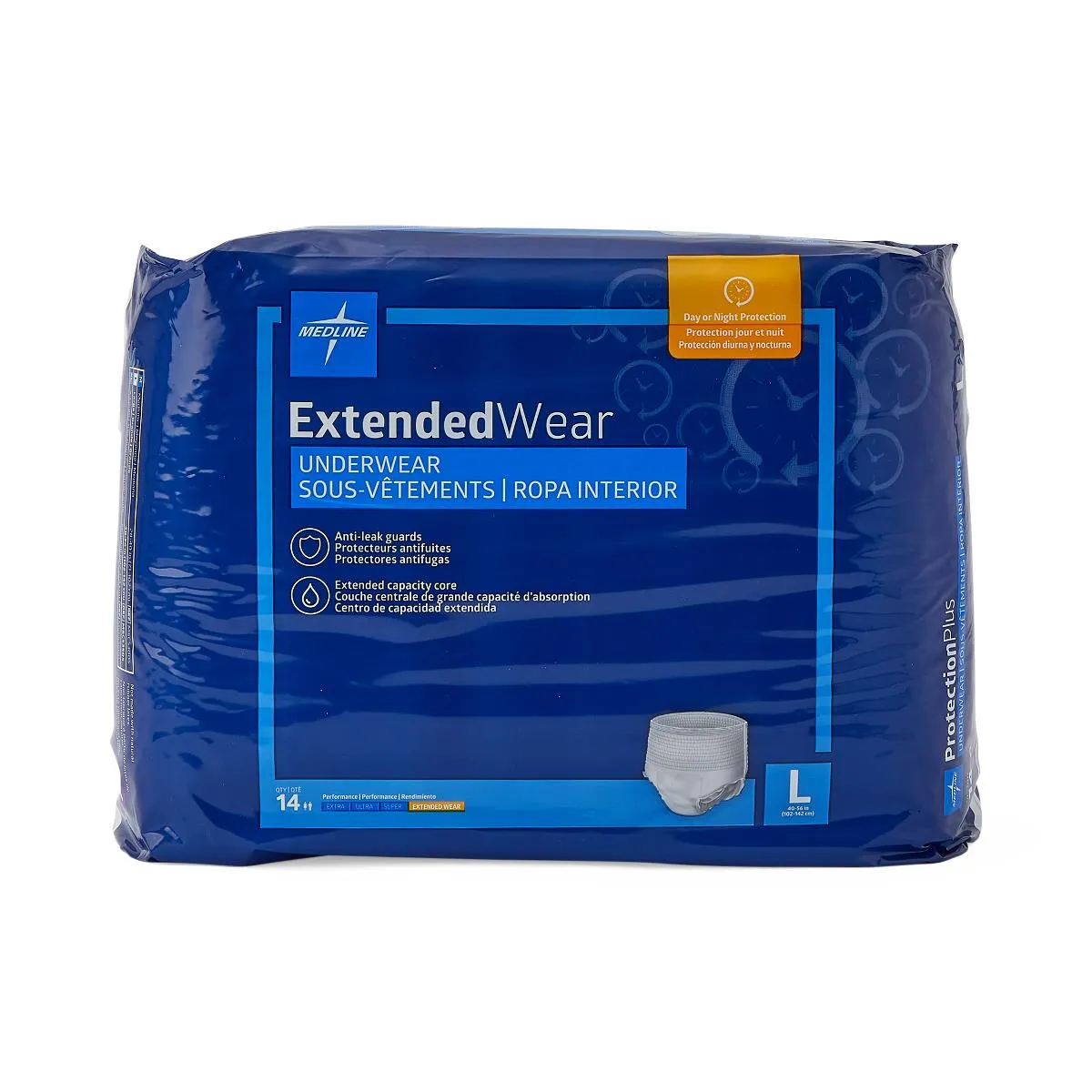 Medline Extended Wear Adult Underwear