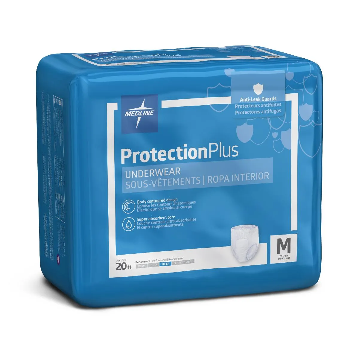 Medline Protection Plus Superabsorbent Adult Underwear