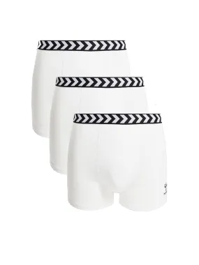 Men's 3 Pack Boxers,White