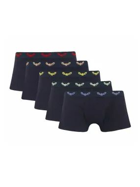 Men's 5 Pack Boxer,Black