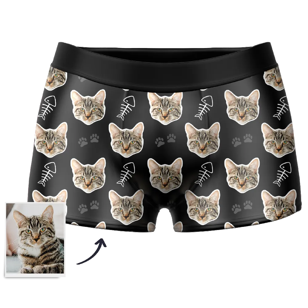 Men's Custom Cat Boxer Shorts