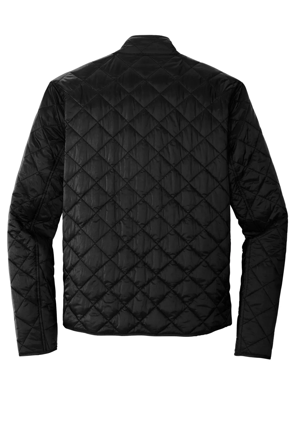 Mercer Mettle Mens Quilted Water Resistant Full Zip Jacket - Deep Black