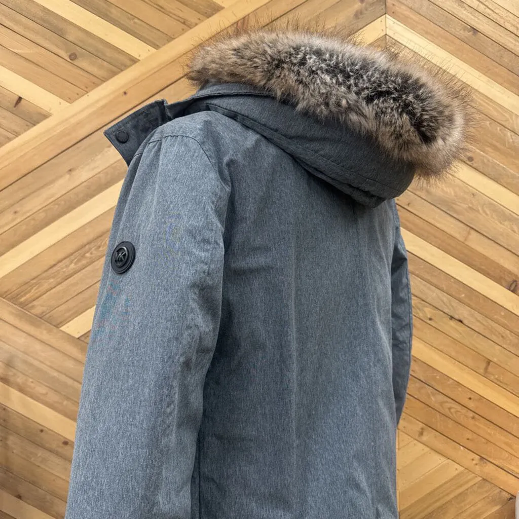 Michael Khors- down men's parka- MSRP compared $559: Grey -men-xs