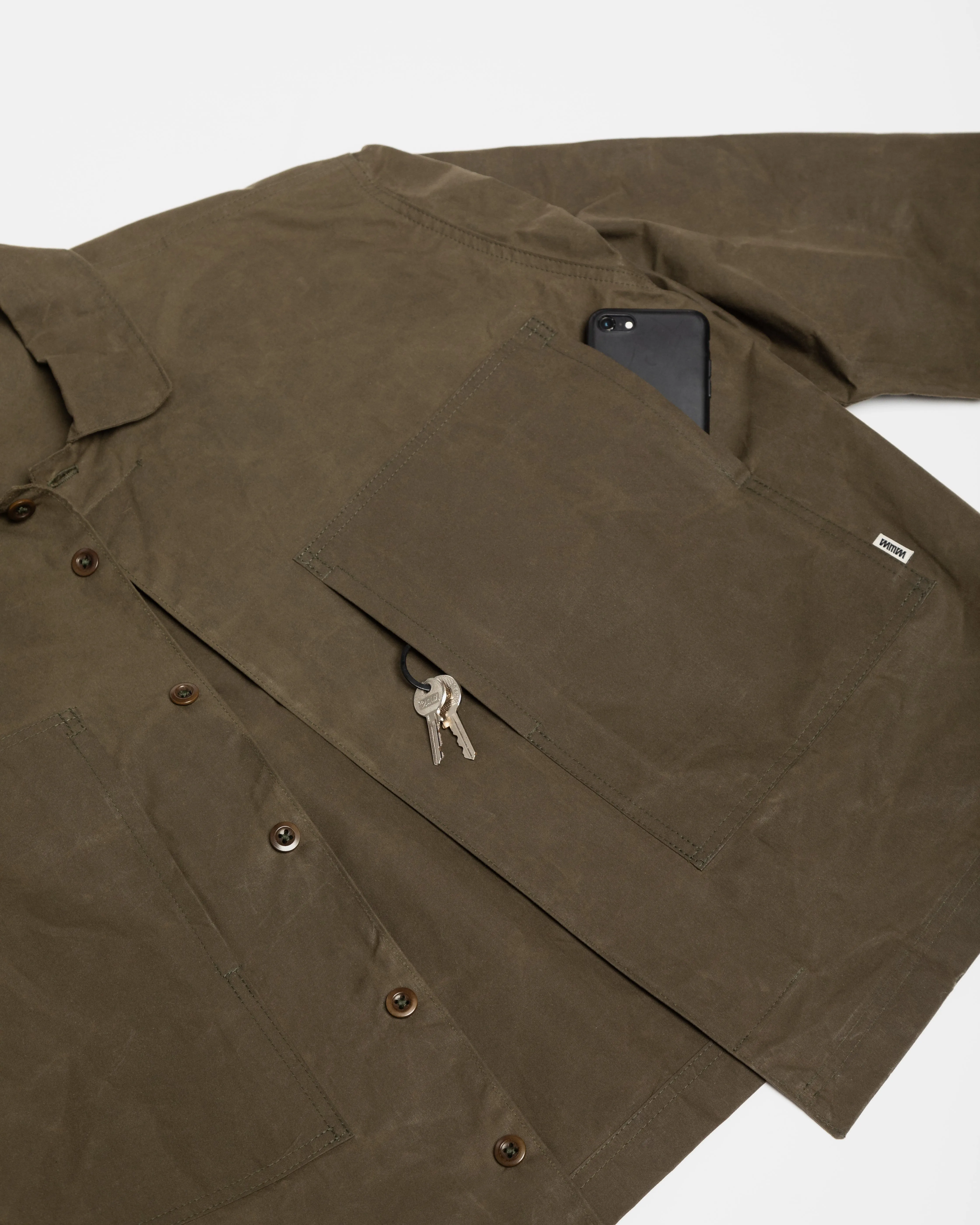 Nell Overshirt - Khaki Green