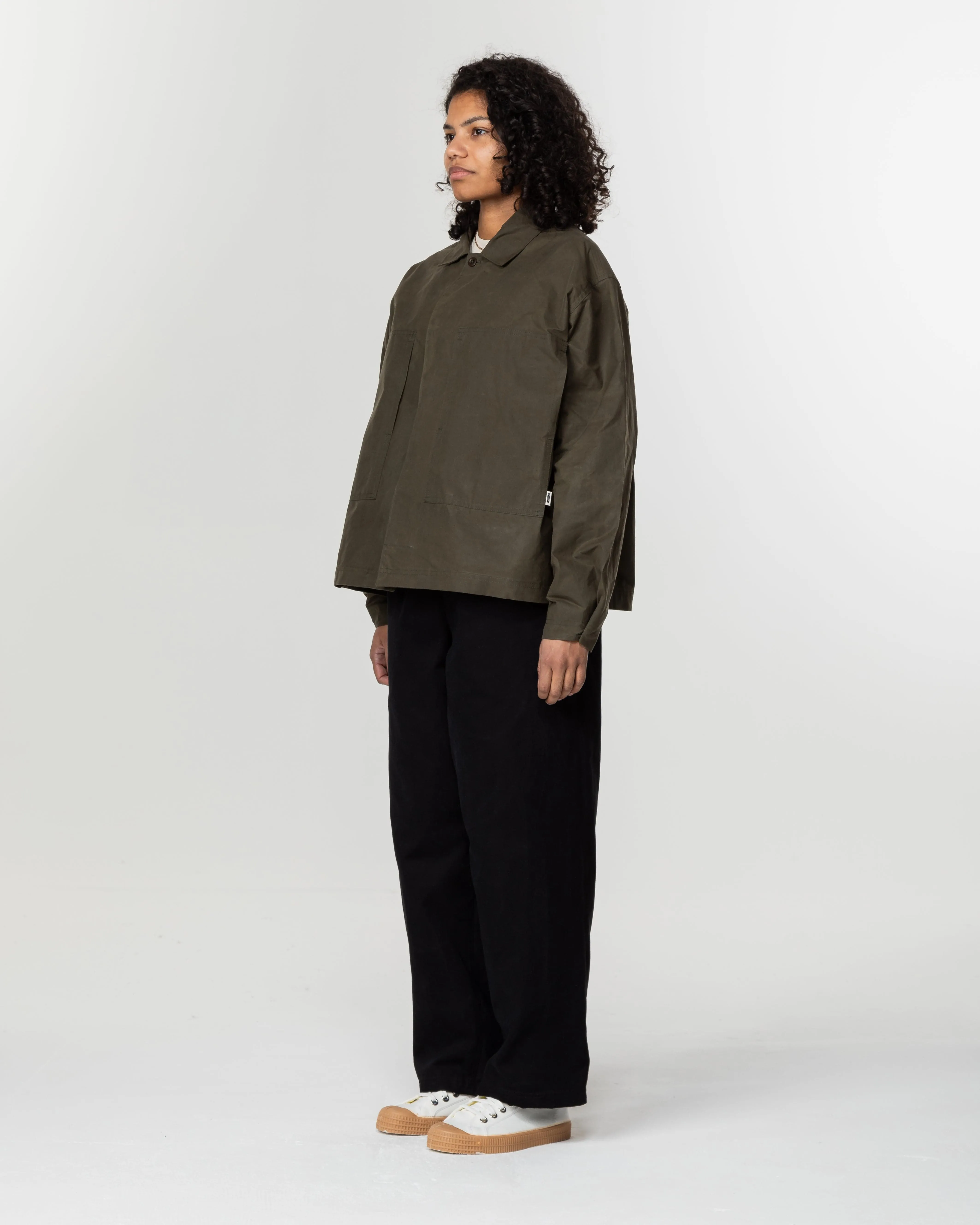 Nell Overshirt - Khaki Green