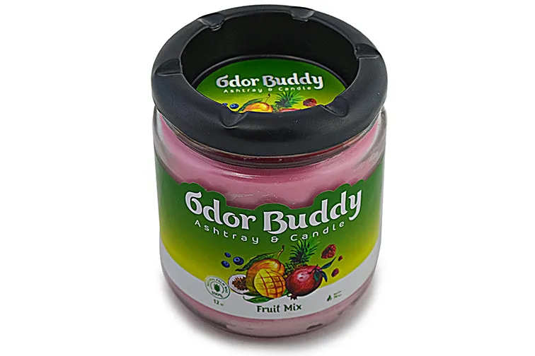 Odor Buddy Candle w / Ashtray Lid