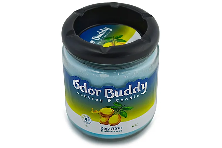 Odor Buddy Candle w / Ashtray Lid