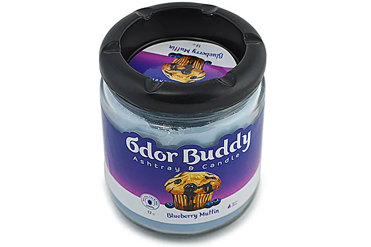 Odor Buddy Candle w / Ashtray Lid