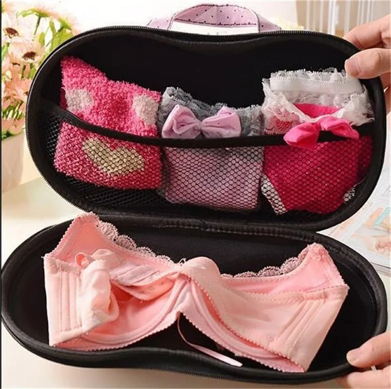 Organizer Travel Underwear Bra Storage Box Home Organizer Zip Bag Case Portable Bra Storage Bag