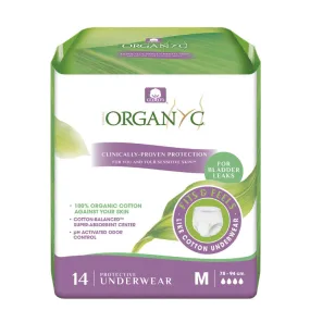 Organyc Protective Underwear - MEDIUM (14ct)