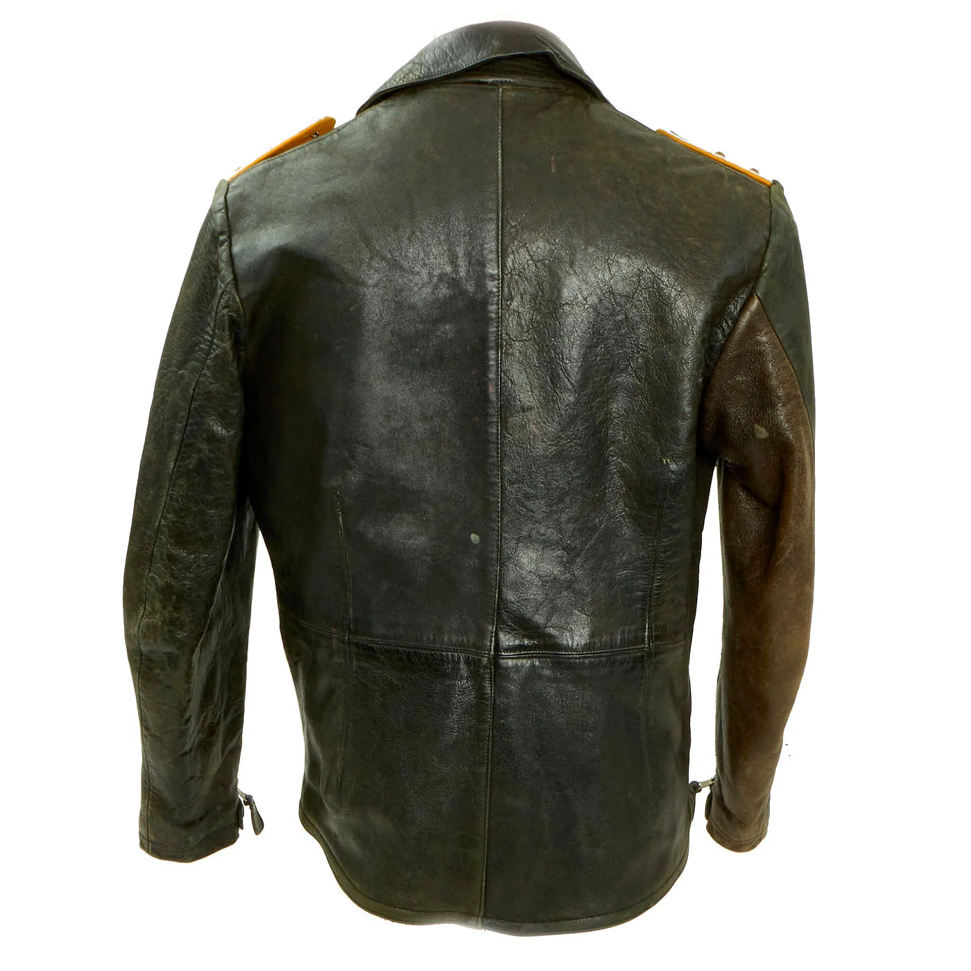 Original German WWII 1941 Dated Luftwaffe Hauptmann Officer's Leather Flight Jacket with Leather Flight Pants