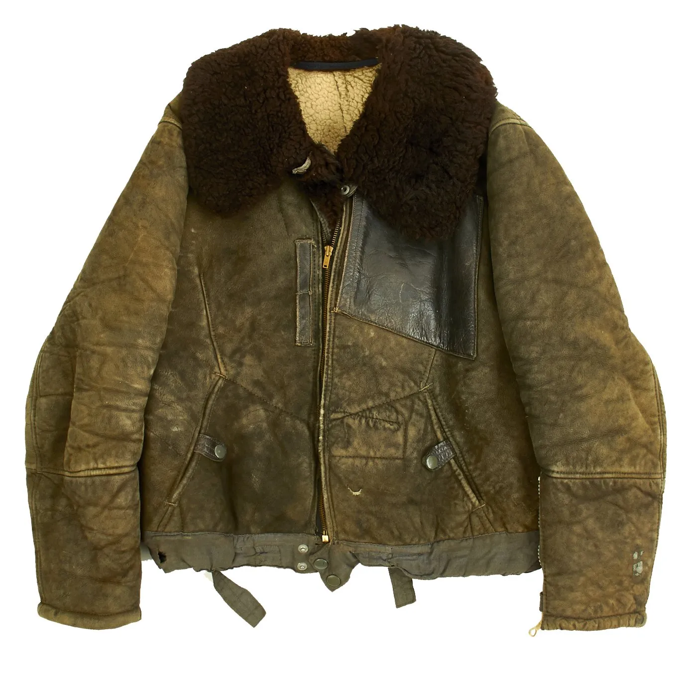 Original German WWII Luftwaffe Pilot Winter Flight Jacket