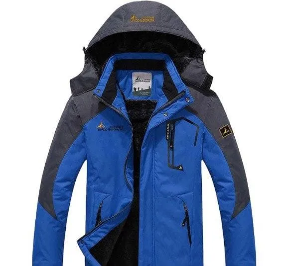 Outdoor Men mountaineering Windproof Fur Jackets