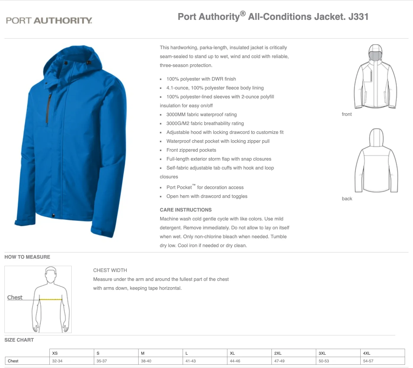 Port Authority® All-Conditions Jacket