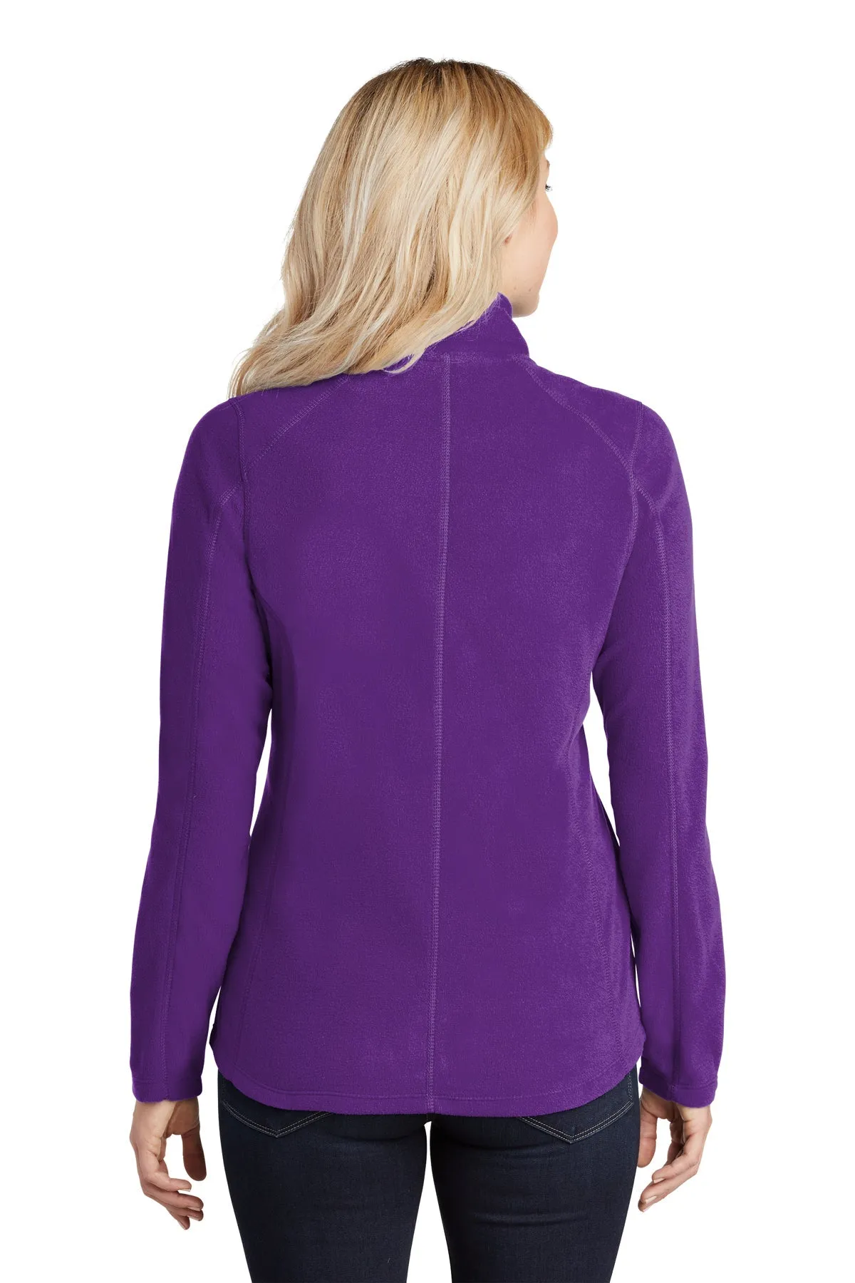 Port Authority Ladies MicroFleece Customized Jackets, Amethyst Purple