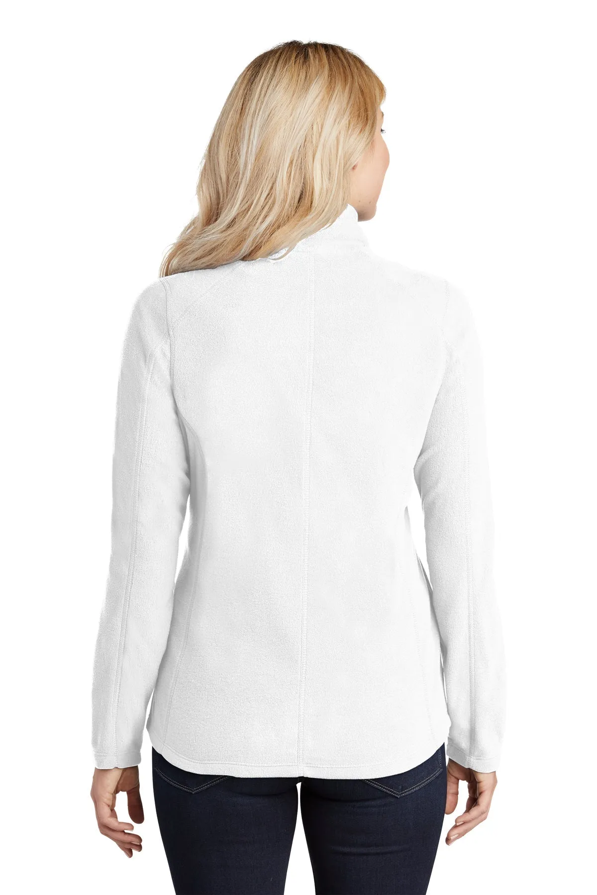 Port Authority Ladies MicroFleece Customized Jackets, White