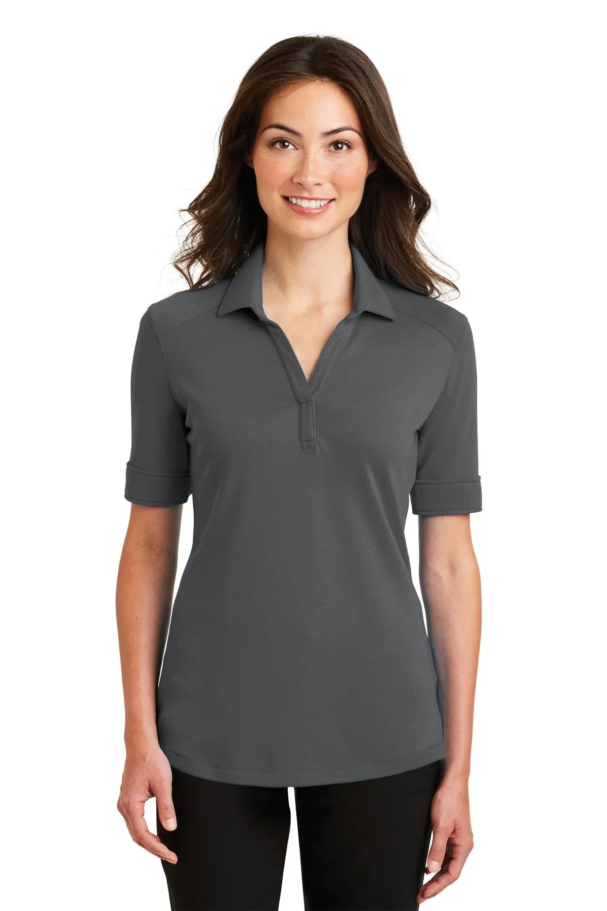 Port Authority® Ladies Silk Touch™ Interlock Performance Polo. L5200