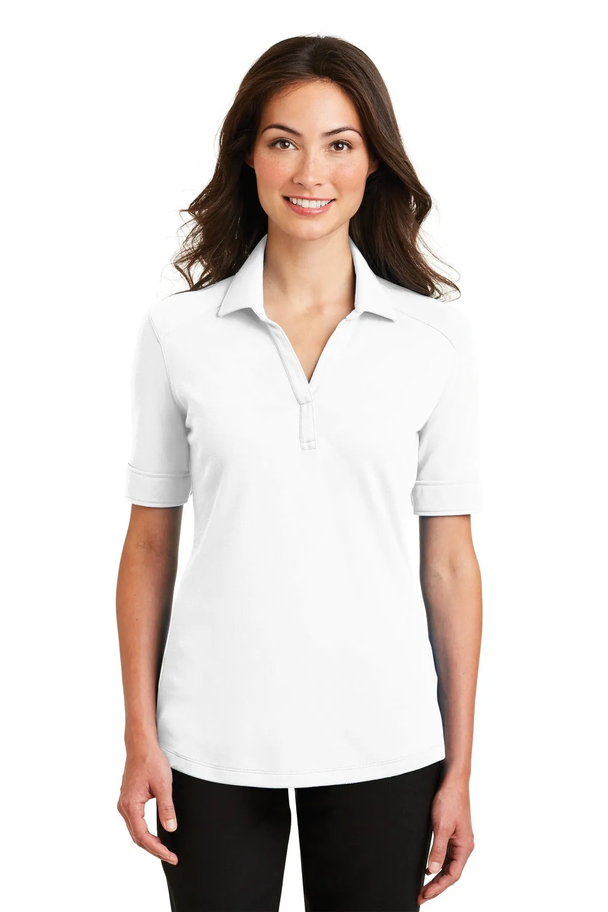 Port Authority® Ladies Silk Touch™ Interlock Performance Polo. L5200