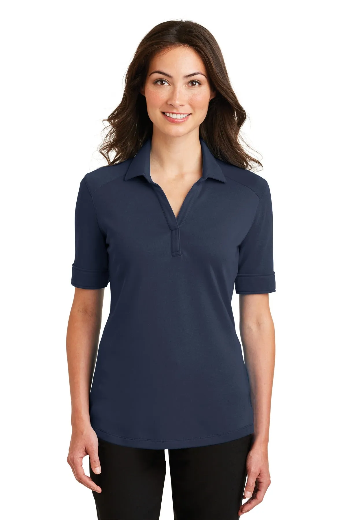 Port Authority® Ladies Silk Touch™ Interlock Performance Polo. L5200