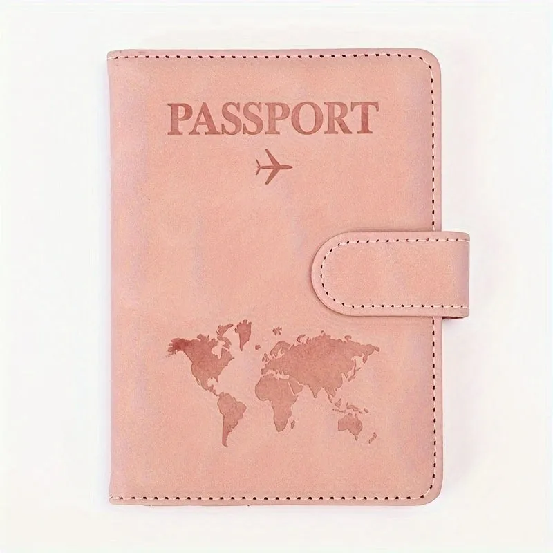 Premium Anti-Theft Travel Passport Wallet - RFID Shielded, Secure & Multifunctional - Durable PU Leather with Card Slots for Safe, Stylish Organization