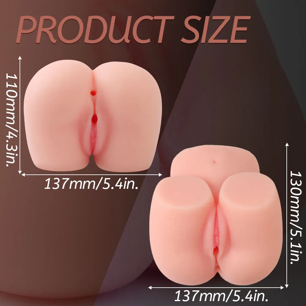 Quusvik- 2.2lb Realistic Sex Dolls Pocket Pussy Ass Vagina Sex Stroker