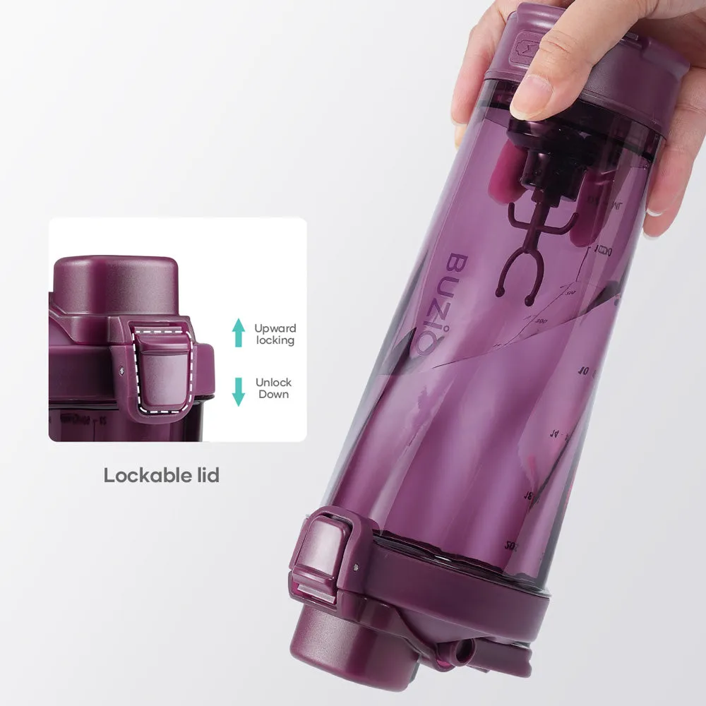 Rechargeable Protein Shaker Bottles | Purple | 24oz