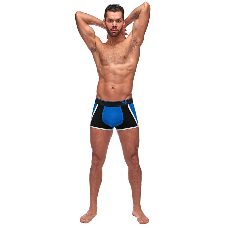 Retro Sport Panel Short - Large - Blue/ Black