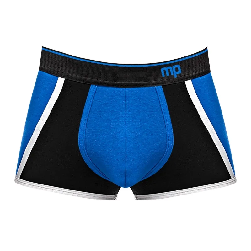 Retro Sport Panel Short - Large - Blue/ Black