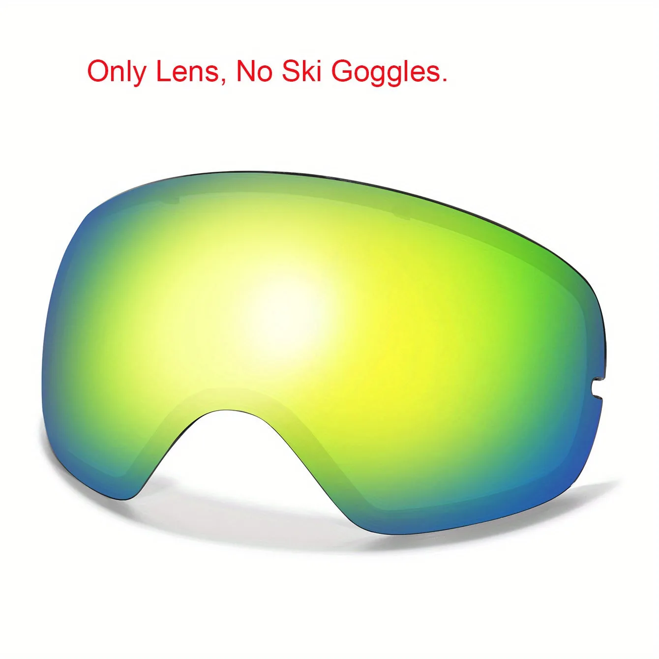 Ski Goggles with Interchangeable Lens - Protection, Anti-Fog, Perfect for Snowboarding & Winter Sports - Includes Bonus Glasses Bag & Myopia Frame