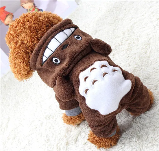 Soft Warm Dog Clothes Coat Pet Costume Fleece Clothing For Dogs Puppy Cartoon Winter Hooded Jacket Autumn Apparel XS-XXL 29