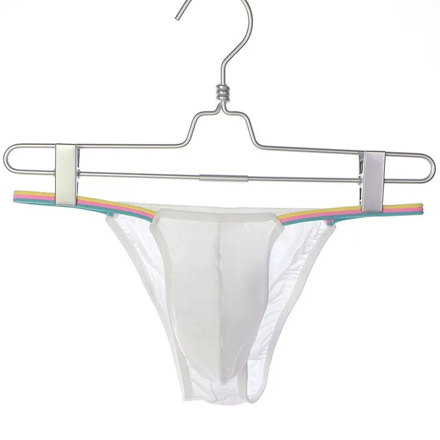 Solid Nylon Thin Waist Line Brief