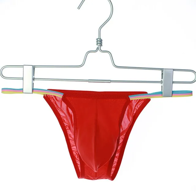 Solid Nylon Thin Waist Line Brief