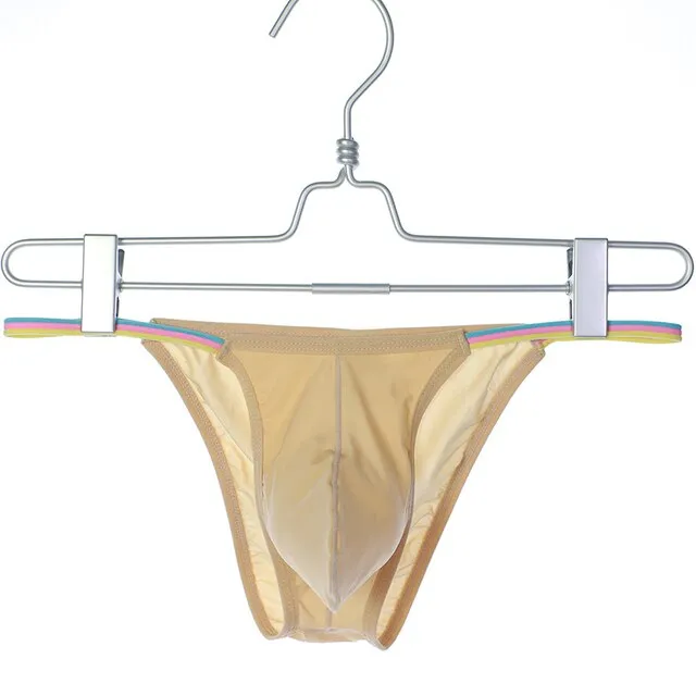 Solid Nylon Thin Waist Line Brief