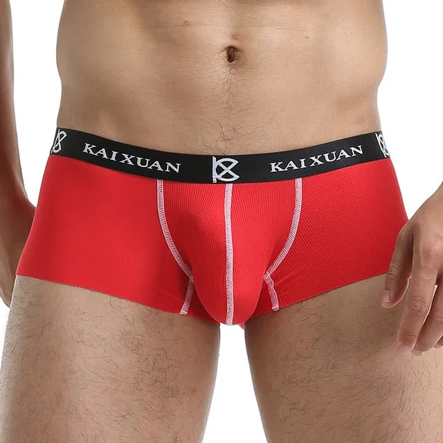 Solid Seamless Design Man Boxers and Briefs