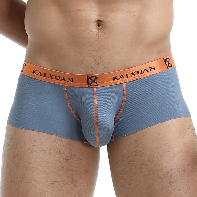 Solid Seamless Design Man Boxers and Briefs