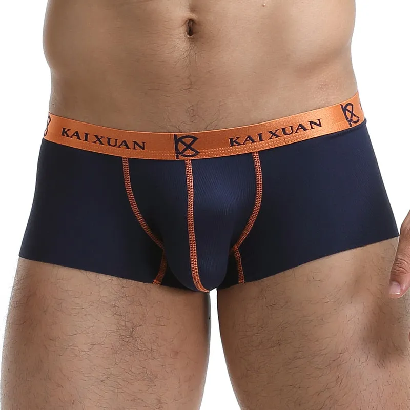 Solid Seamless Design Man Boxers and Briefs