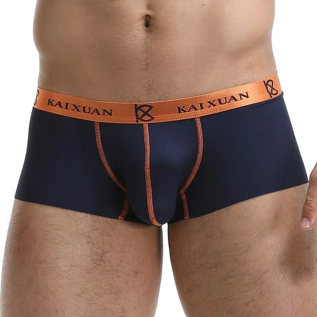 Solid Seamless Design Man Boxers and Briefs