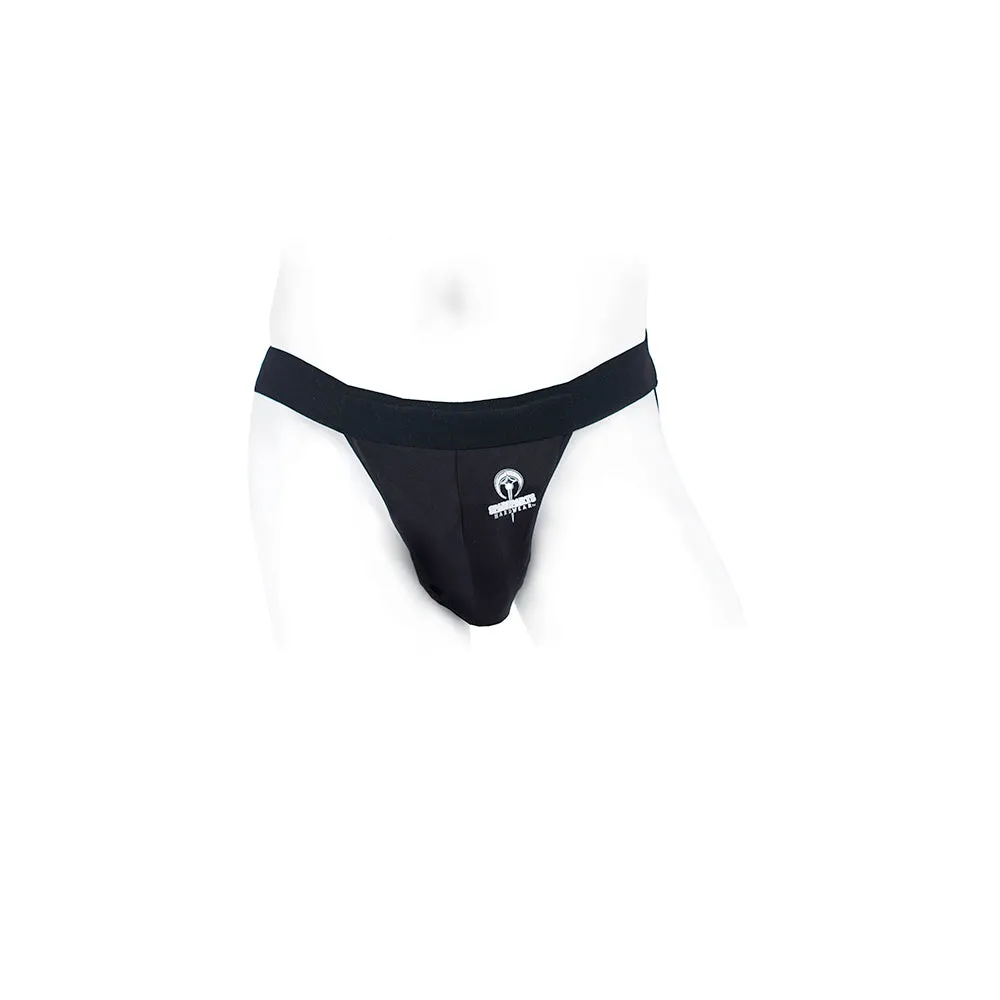 SpareParts Pete Freestyle Nylon Packing Jock Black Size 2XL