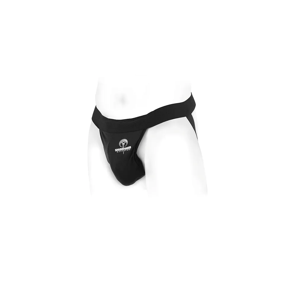 SpareParts Pete Freestyle Nylon Packing Jock Black Size 2XL