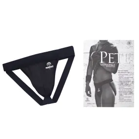 SpareParts Pete Freestyle Nylon Packing Jock Black Size 2XL