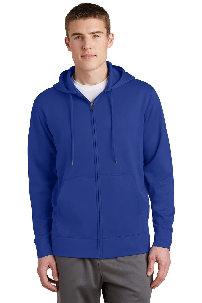 Sport-Tek ST238: Sport-Wick Fleece Full-Zip Hooded Jacket