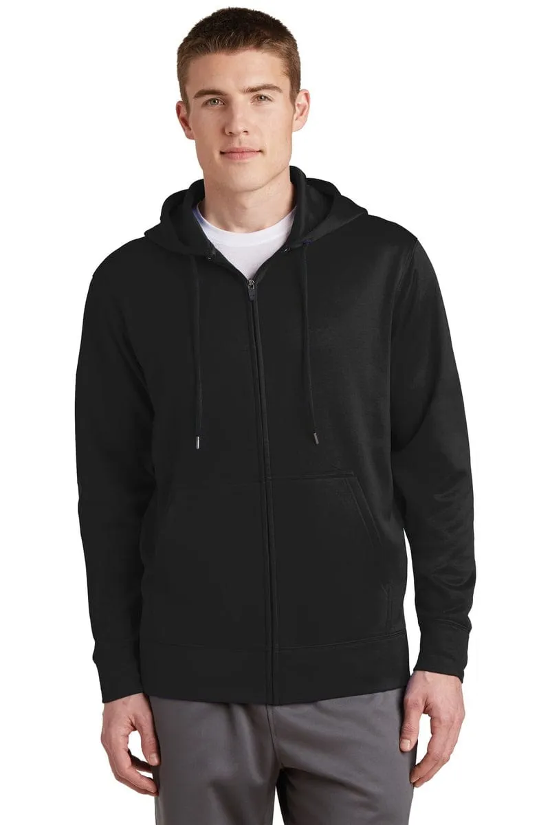 Sport-Tek ST238: Sport-Wick Fleece Full-Zip Hooded Jacket