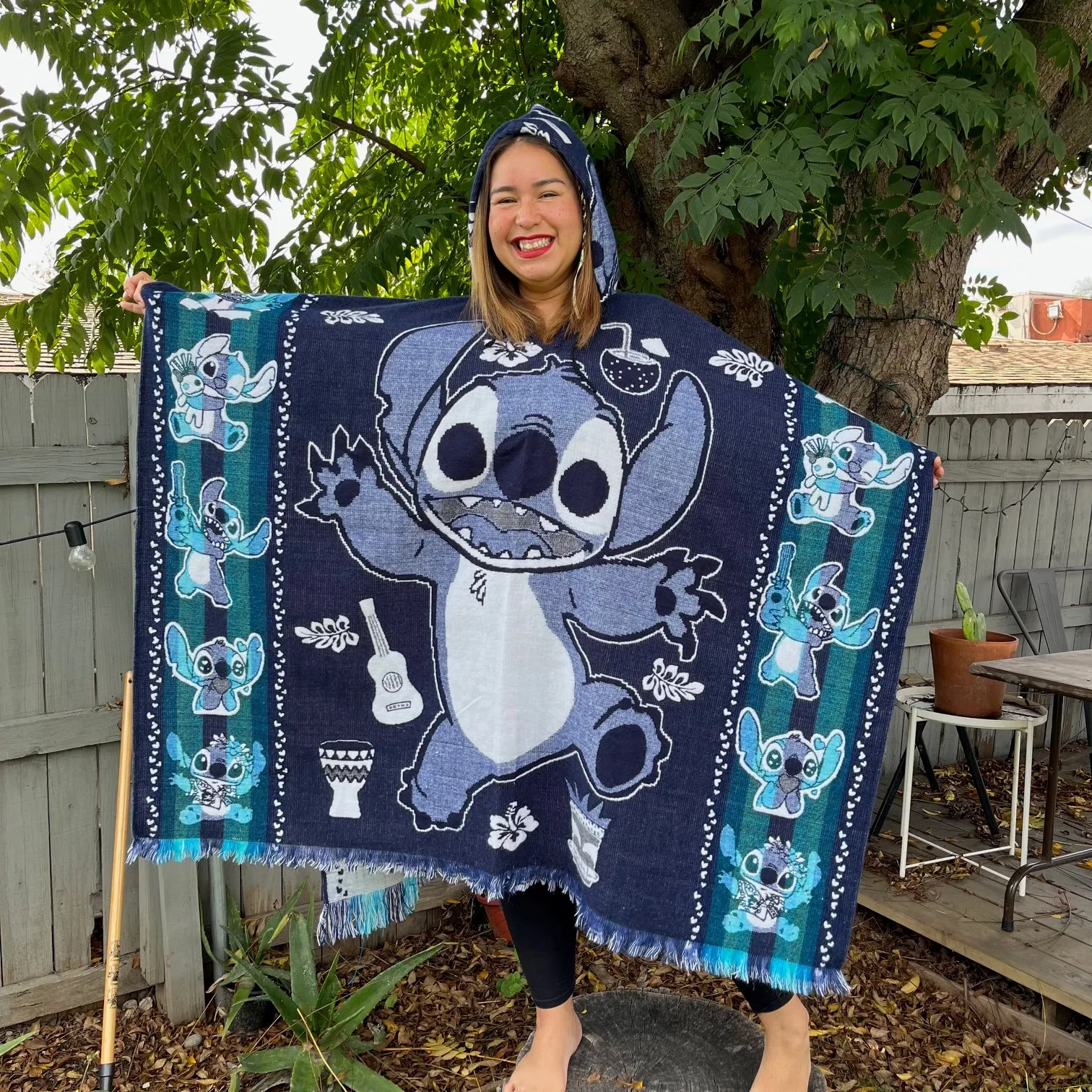 Stitch Poncho - Adult Size