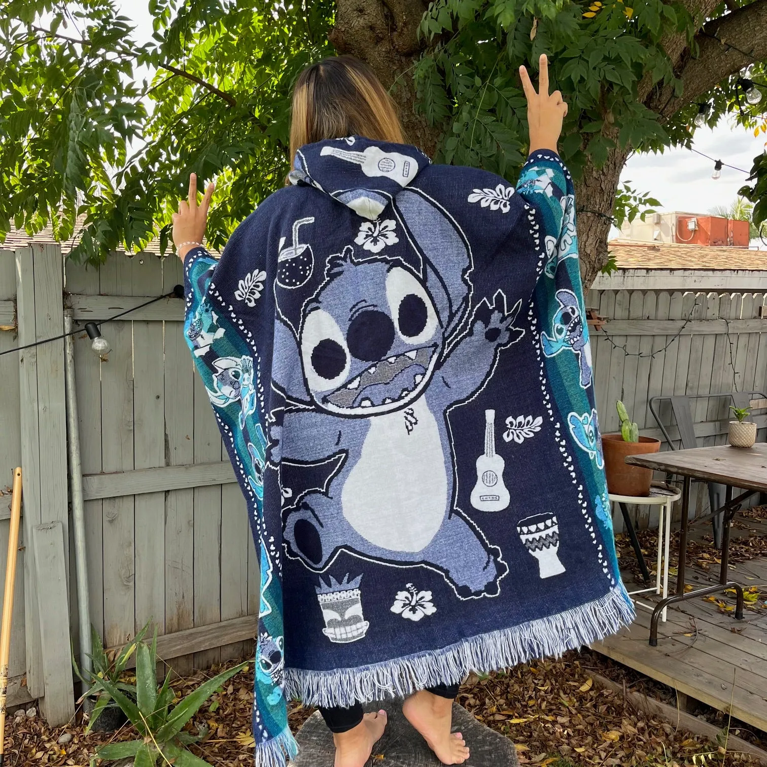 Stitch Poncho - Adult Size