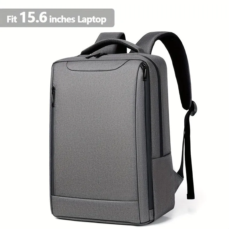 Stylish Travel Briefcase Backpack - USB Charging, Waterproof, Unisex Design - Perfect for Work, School & Adventures with Laptop Compartment